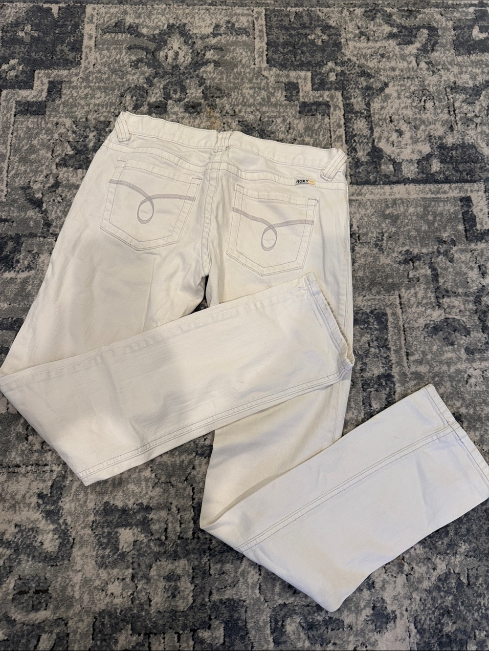 White Roxy jeans - Picture 2 of 4